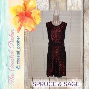 Spruce and Sage Fit and Flare Dress